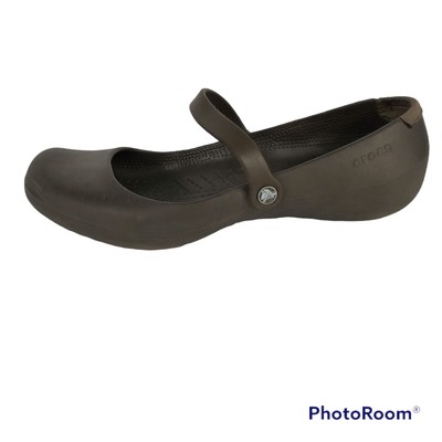 crocs alice work flat white