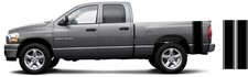 Fits Dodge Ram 1500 2500 3500 Decals Rear Side Rally Stripes Racing Sport