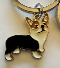 Corgi Is My Spirit Animal Dog Keychain Charm Silvertone New