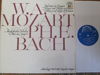 SUA ST 50927 Mozart / C.P.E. Bach / Munclinger Woodwind Quartet, Prague