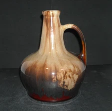 Brown Onyx Stoneware Jug Brush McCoy Pottery Ohio