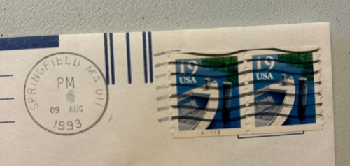 US - 1994 PNC Comm Cover, 19¢ Fishing Boat, #A1112, Scott #2529, VF - Picture 2 of 2
