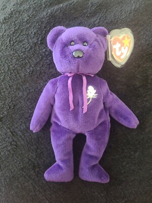 Ty Beanie Baby Original Princess Diana Bear 1997 Mint! Rare
