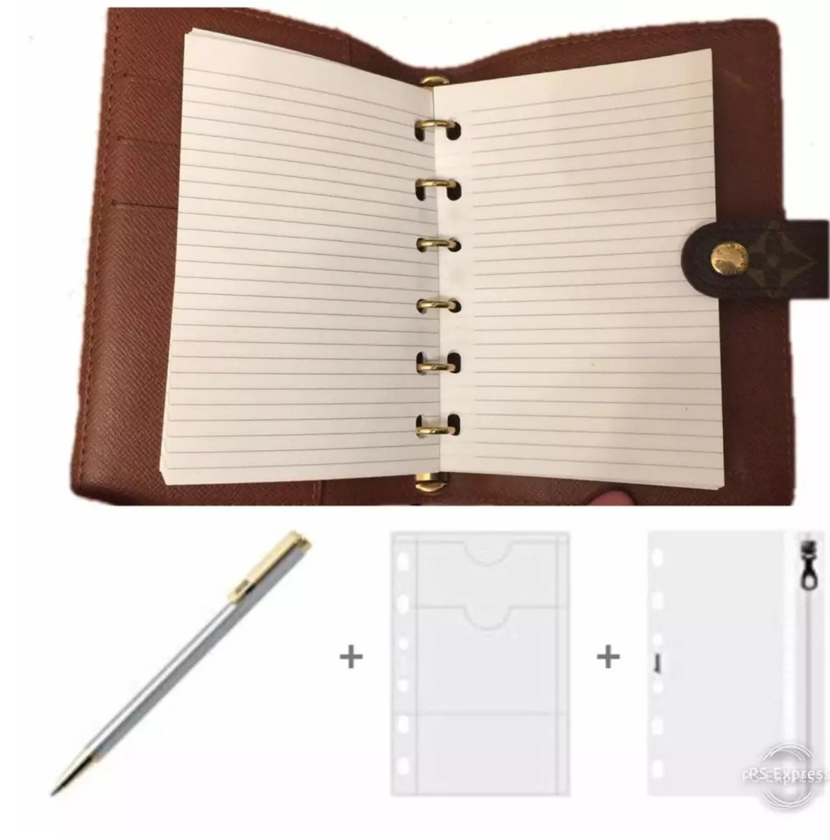 fits Montblanc Small Agenda Organizer: Filler Paper, Storage Pouches &  Inserts