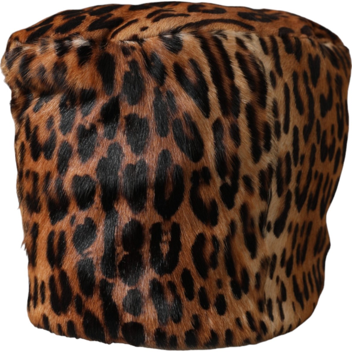 Dolce & Gabbana Brown Leopard Fur Women Bucket Capello Women\'s Hat Dolce & Gabbana Brown Leopard Fur Women Bucket Capello  main image 2