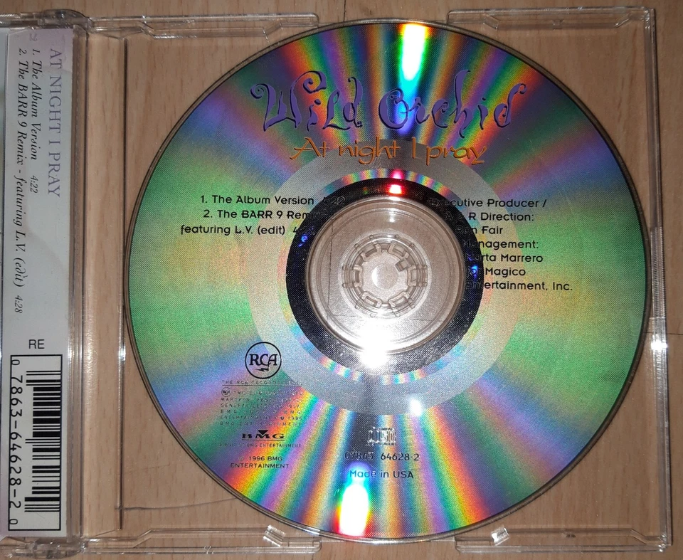 WILD ORCHID - At Night I Pray - The BARR 9 Remix feat. L.V. - CD Single R&B Rnb - Bild 4 von 4