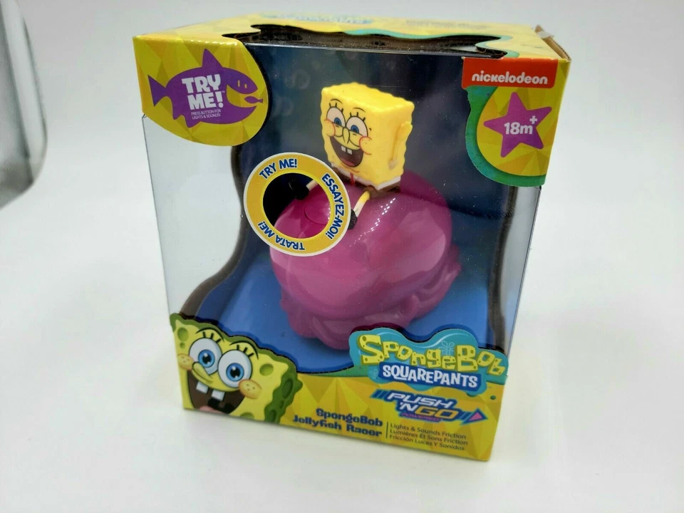  Nuevo Nickelodeon Bob Esponja Patrick Push N Go Jellyfish Racers Foto 2 de 3