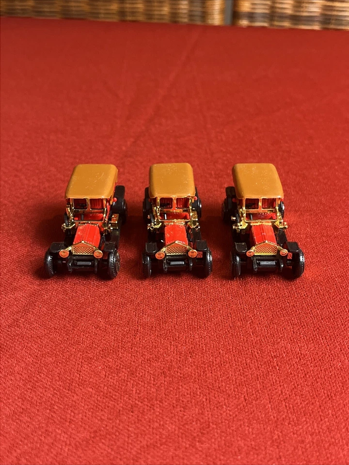 3 1910 Pierce Arrow Collectible Miniature Die-Cast Toy Cars by Readers Digest - Image 4 of 4