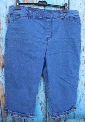 Damen Jeans Shorts, Größe 22/24W US (52/54 EU), Marke Catherines-gepflegt- PL027