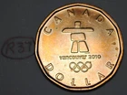 Canada 2010 Olympic Loonie Dollar Elizabeth II Canadian $1 Lot #R37
