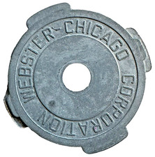 45 RPM Record Insert Adapter Metal for Vinyl - Vintage - Webster Chicago Corp