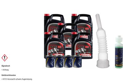 20L CHEMPIOIL Motoröl CH SAE 40 SAE 40 API CH-4/SJ  inkl Additiv Auslaufschlauch