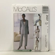 New Uncut McCall's Pattern Women 2537 Size C 10-14 Free Shipping