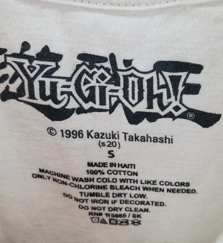 Vtg Yu Gi Oh T Shirt Youth S 20 Blue Eyes White Dragon Legend Graphic Anime 1996 - Picture 3 of 12