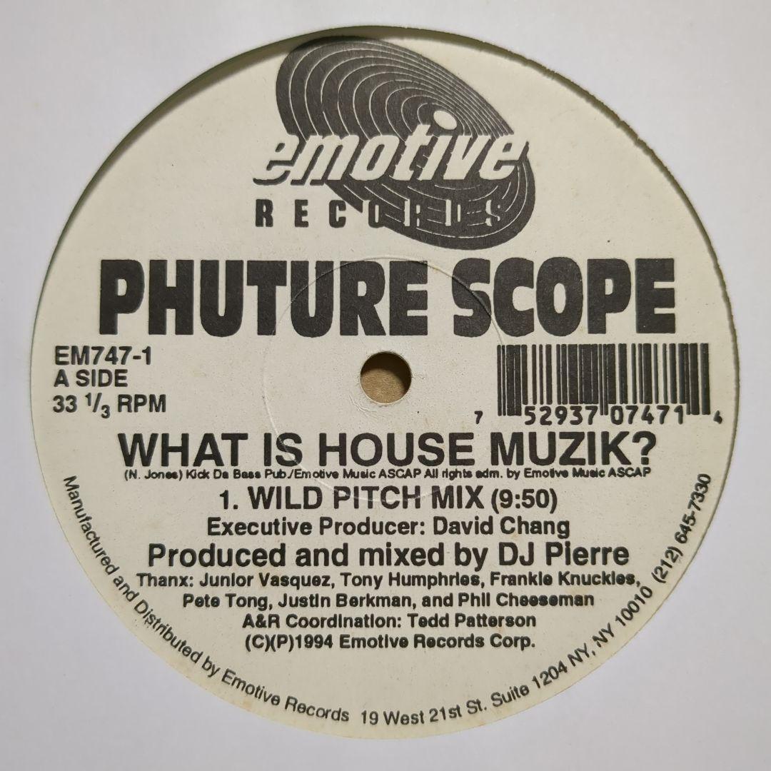 Phuture Scope What Is House Muzik | eBay