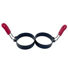 Scald Proof Silicone Omelette Rings Stainless Steel Egg Omelet 3" Fried Omelet