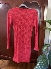 Sexy Red Lace Dress! Size Small