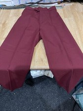 Vintage 1970 Levis Strauss  co juniors Dress Pants Women  s Sz 1 maroon