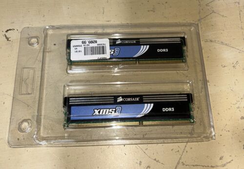 4GB 2 x 2GB Corsair XMS3 TW3X4G1333C9A DDR3-1333MHz 1.5V 240-Pin Gaming RAM - Picture 2 of 2