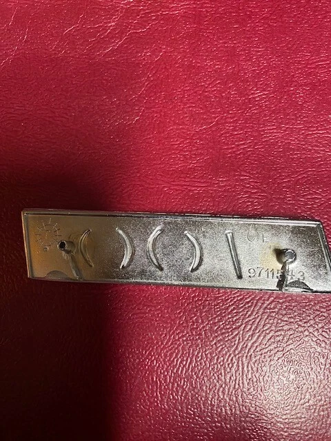 67 BUICK SKYLARK GS 400 COLA MOLDURA EMBLEMA RIVELES EN LA PARTE POSTERIOR USADO DE MEDALLA 1967 Foto 2 de 2