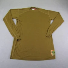 USMC Shirt Mens Small Brown XGO FR Frog Base Layer Mock Neck Military Marines
