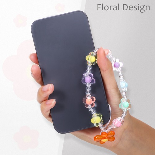 7 Pcs Mobile Phone Bracelet Beaded Lanyard Charms Cellphone Strap Flower - 第 3/11 張圖片