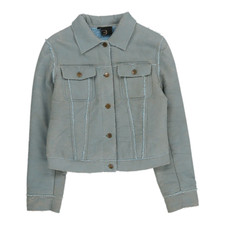 Just Cavalli Jacket - Xs Blue Cotton