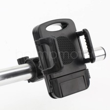 Black Motorcycle Bike Cell Phone Holder Mount For Honda Yamaha Suzuki Kawasaki