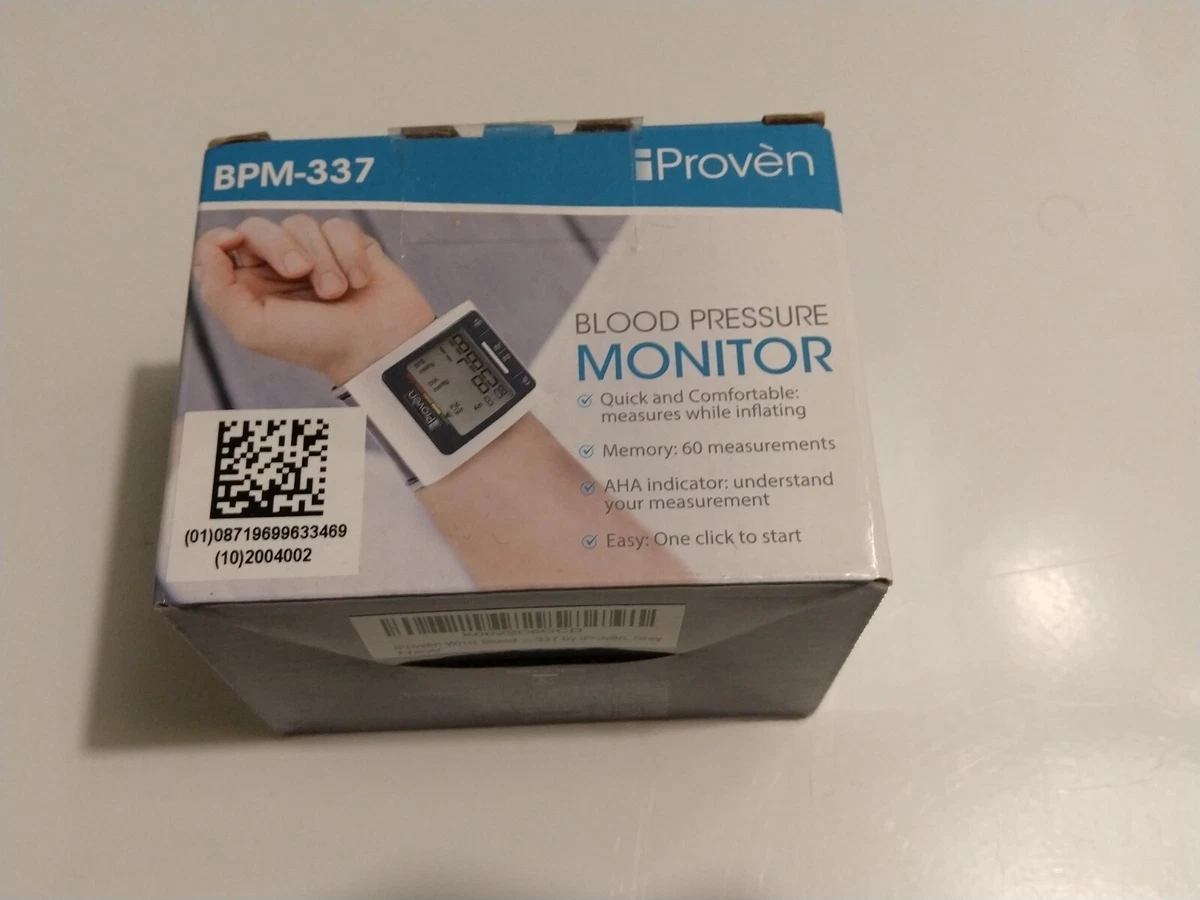 Digital Wrist Blood Pressure Monitor - BPM-337 Iproven