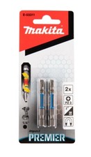 Image of Makita Premier Torsion Screw Impact Bit PZ3 50mm - 2 per Pack - E-03311