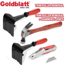 GOLDBLATT Molding Remover Tools Set/Retractable Utility Knife/Hammers/Multi-tool