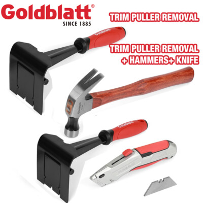 #ad GOLDBLATT Molding Remover Tools Set Retractable Utility Knife Hammers Multi tool $23.99