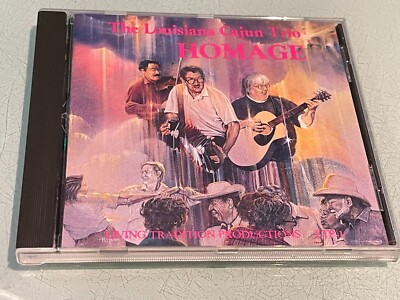 The Louisiana Cajun Trio - Homage - CD Album - 1992 Living Tradition