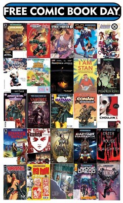 2026 2024 2023 2022 2021 2020 FCBD Free Comic Book Day titles bagged NM NM+