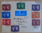 1940 George VI Penny Black Centenary plain first day cover to Hong Kong.