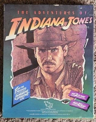 indiana jones  TSR Role Playing Game,1984 UNCUT & COMPLETE 
