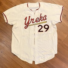 Vintage Yreka Baseball Jersey Spanjian Men  s 42 50s 60s