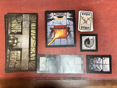Warhammer Quest Weißer Zwerg 195 Erweiterungskarten Domäne der gehörnten Ratte OOP
