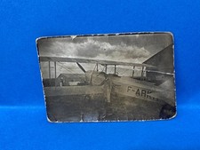 REGIA AVIAZIONE FOTO AEREO BIPLANO S.V.A. AUTOGRAFATA -6,5X4.