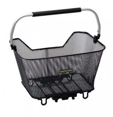 Racktime Bask-it Deluxe Fahrradkorb 23L, Snapit-System, schwarz, 45x30x33cm, ...