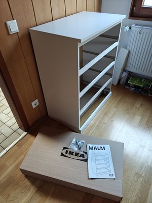 Malm Kommode Neu 80x100x48cm Weiß