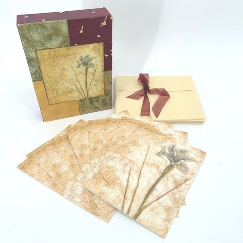 Kimberly Baker 2004 Stationary Note Card Set in Box PARTIAL 8 Cards VTG