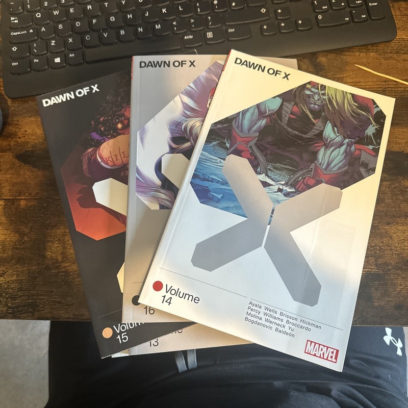 Dawn of x Volume 14 15 and 16 Jonathan Hickman Paperback Graphic Novel