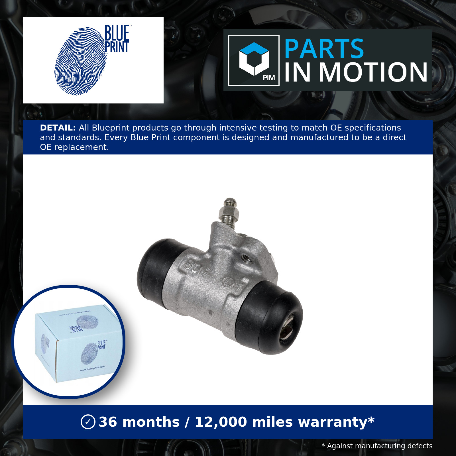 Wheel Cylinder Rear Right ADT34455 Blue Print Brake 4755052010 Quality New