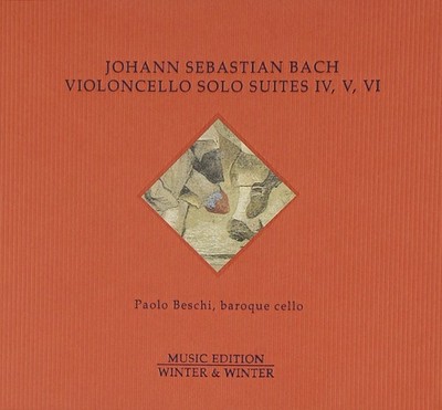 Johann Sebastian Bach Cello Suites 4, 5 and 6 (Beschi) (CD) Album