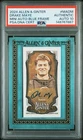 Drake Maye RC 2024 Allen & Ginter Mini Blue Frame Auto /50 PSA Auth Auto 10