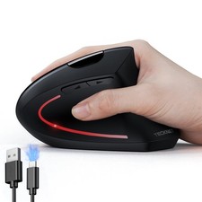 Ergonomic Mouse, Rechargeable Vertical Ergo Mouse Wireless 800-4800 Levels 5 ...