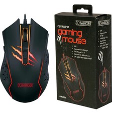 Schwaiger USB Gaming Maus RGB LED Beleuchtet ...