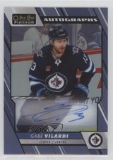2023-24 O-Pee-Chee Platinum Blue Rainbow Auto Gabe Vilardi #BA-GV Auto ya4