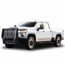 Black Horse Rugged Hd Grille Guard Bk Fit 2020-2025 Chevrolet Silverado 2500 Hd